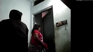 Elderly woman discreetly recorded during intimate encounter
