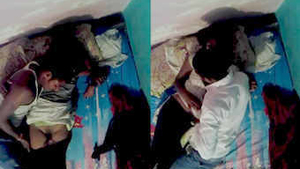 Indian girl enjoys playtime with her partner in a leased accommodation