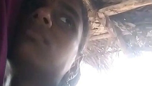 Passionate oral sex in an open-air setting