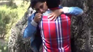 Indian girl engages in outdoor sex