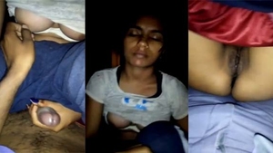 Rustic virgin reveals her body in front of camera for the first time