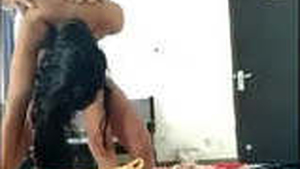 A slim girl gets pounded hard in this MMS video
