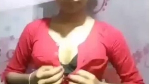 Sensual village beauty flaunts her slender physique