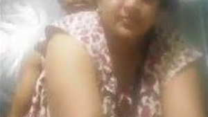 Big-breasted Indian wife gets vigorously penetrated from behind