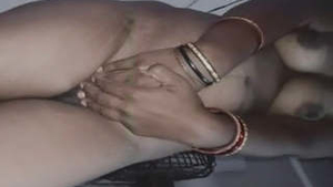 Reserved wife reveals her intimate area