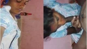 Desi wife from Tamil gives a blowjob in exclusive video