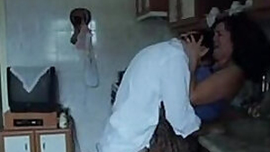 Fucking maid in the kitchen