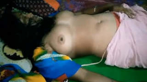 Indian sister-in-law caught sleeping