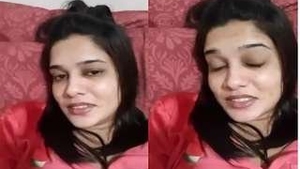 Watch a stunning Indian girl flaunt her wet pussy in an exclusive video