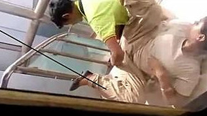 Desi auntie gets groped by a colleague at the mall and recorded