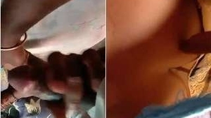 Tamil maid pleasures her master's son with her hands