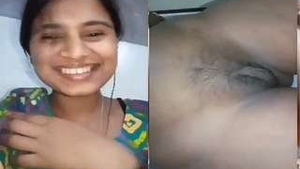 A stunning amateur girl reveals her intimate parts