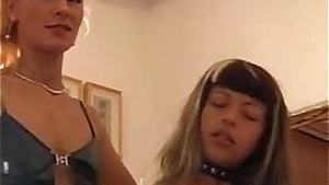 Little helpless lesbian slavegirl gets abused german