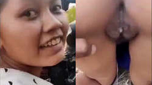 My Indian girlfriend and I had passionate outdoor sex and finished with a creampie