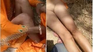 Shy bhabhi from the hills reveals her body and pussy in the great outdoors