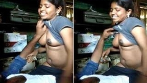 Pretty girl enjoys lovemaking with her lover's hard cock