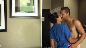 Hotel guest has sex with room service delivery person