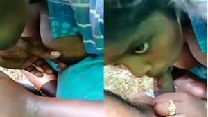 Tamil hottie gives a passionate blowjob