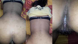 Young Indian couple enjoys doggy style sex