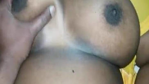 Tamil auntie gets her boobs enhanced