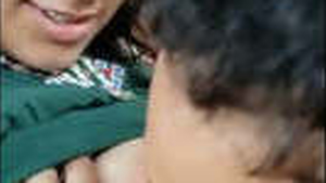 Indian couple indulges in oral sex and breast play