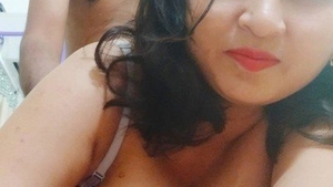 Saavi's lover passionately penetrates her in bed
