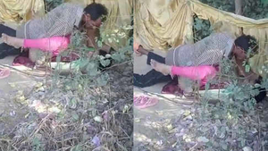 Budget Indian escort engages in open-air sexual activities