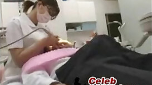 Japanese Dentist Nurse Gives Handjob To Patient