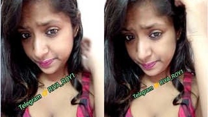 Naughty Indian babe flaunts her body and talks dirty in Hindi