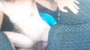 Lustful Indian babe gets fucked in the backseat of a car