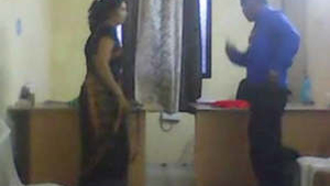 Mature bhabhi in office video with young lover