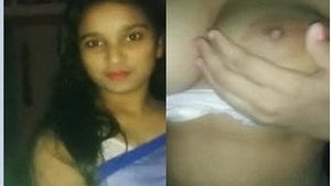 Curvy Indian college student flaunts her big tits