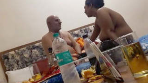 Experience the passion of an elderly man and Randi in this steamy video