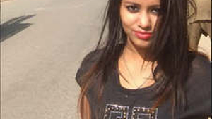 Indian black girl gets anal pounding at night