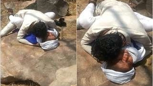 Indian girl gets fucked in the open