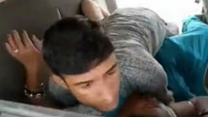 Aroused Indian woman has passionate car sex with Randy