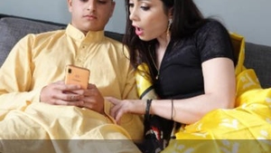 Indian wife and brother-in-law engage in anal sex for money