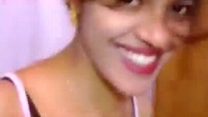 Gorgeous young woman unexpectedly discovered in the midst of intimate moment