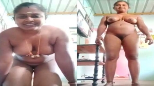 South Indian wife bares her body on camera