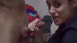 Indian girl sings while giving a blowjob