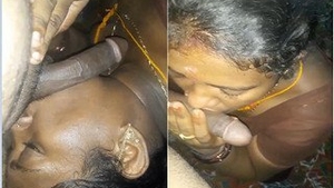 Telugu babe gives an exclusive oral pleasure in HD video
