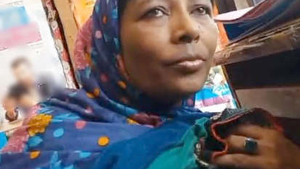 Indian wife's breasts squeezed by shopkeeper