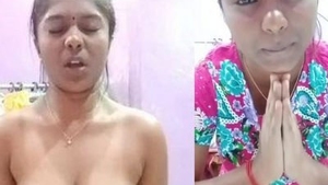 Tamil village girl in wild and crazy action