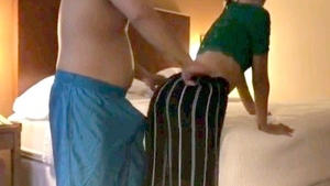 Desi friend wife takes on my best friend in a hotel room