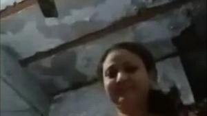 Elderly Pakistani aunt indulges in inappropriate behavior on film