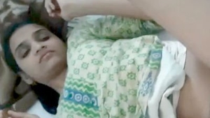 Desi GF with unshaved pubic hair in hotel room