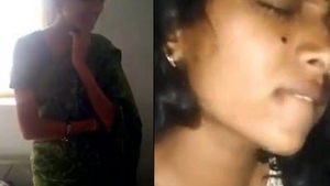 Horny bhabi films herself in MMS