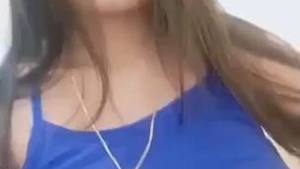 An Assamese beauty indulges in self-pleasure in a hot video