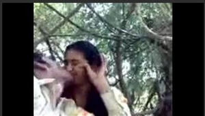 Japanese beauty with large breasts goes on an exciting adventure at the park