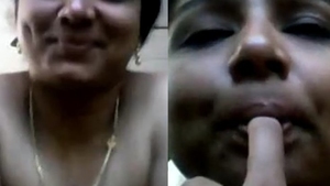 Indian bhabhi's teasing video with a sexy face